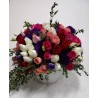 Arreglo de rosas multicolor y lisianthus | Florería Versalles CDMX