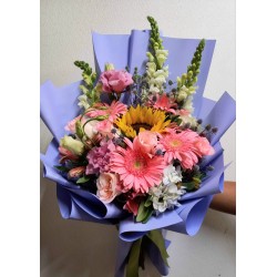 Ramo mixto con girasol y gerberas | Florería Versalles