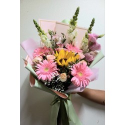 Ramo mixto con girasol y gerberas | Florería Versalles
