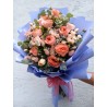 Ramo con rosas inglesas en tono rosa | Florería Versalles