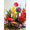 Arreglo exótico premium con flores tropicales | Florería Versalles