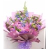 Ramo en tonos rosas y lilas | Florería Versalles México