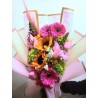 Ramo de girasoles, rosas y gerberas rosas | Florería Versalles